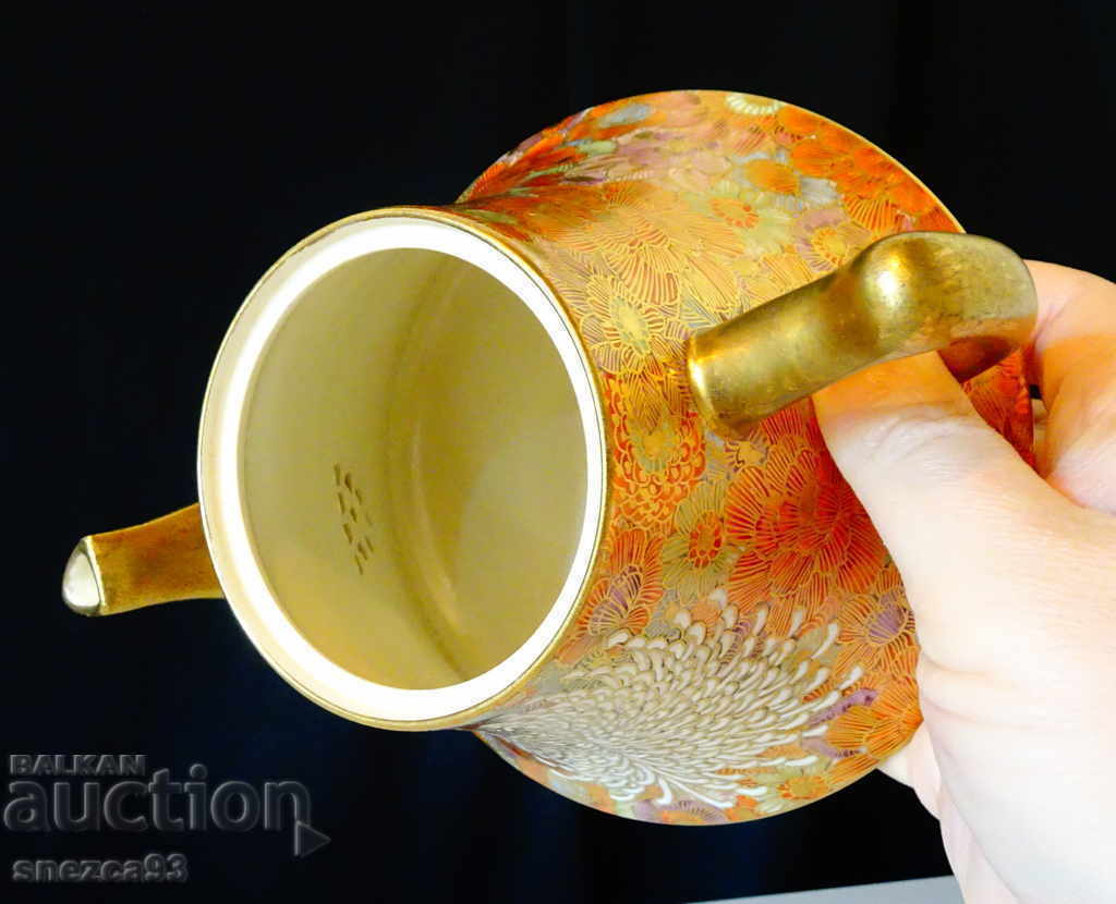 Ceainic, ulcior Satsuma, perioada Meiji, scoala Shosan. - 5