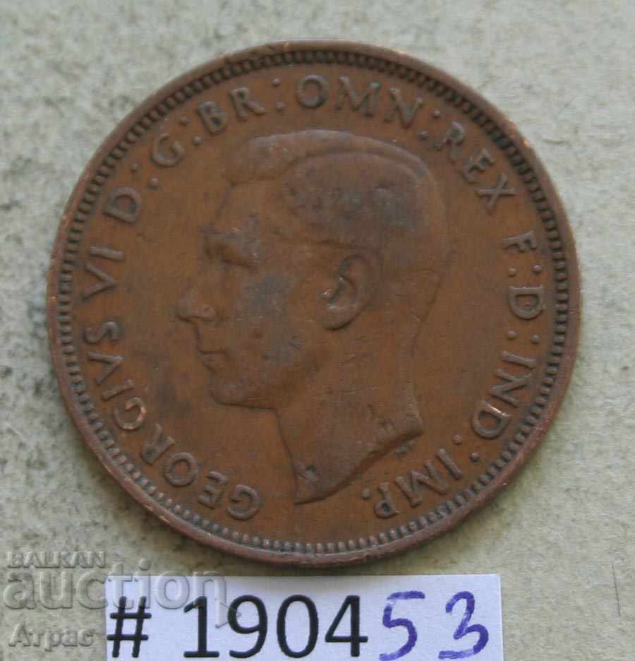 1/2 ban 1944 - Marea Britanie cu preț € 0.51 | 1.00 BGN