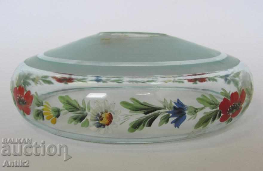 Delivery of 1900s Art Nouveau Crystal Lampshade very rare