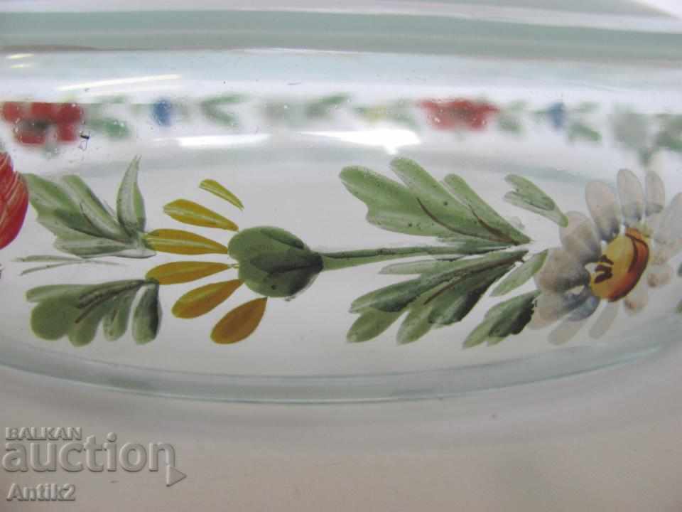 1900s Art Nouveau Crystal Lampshade very rare - 7