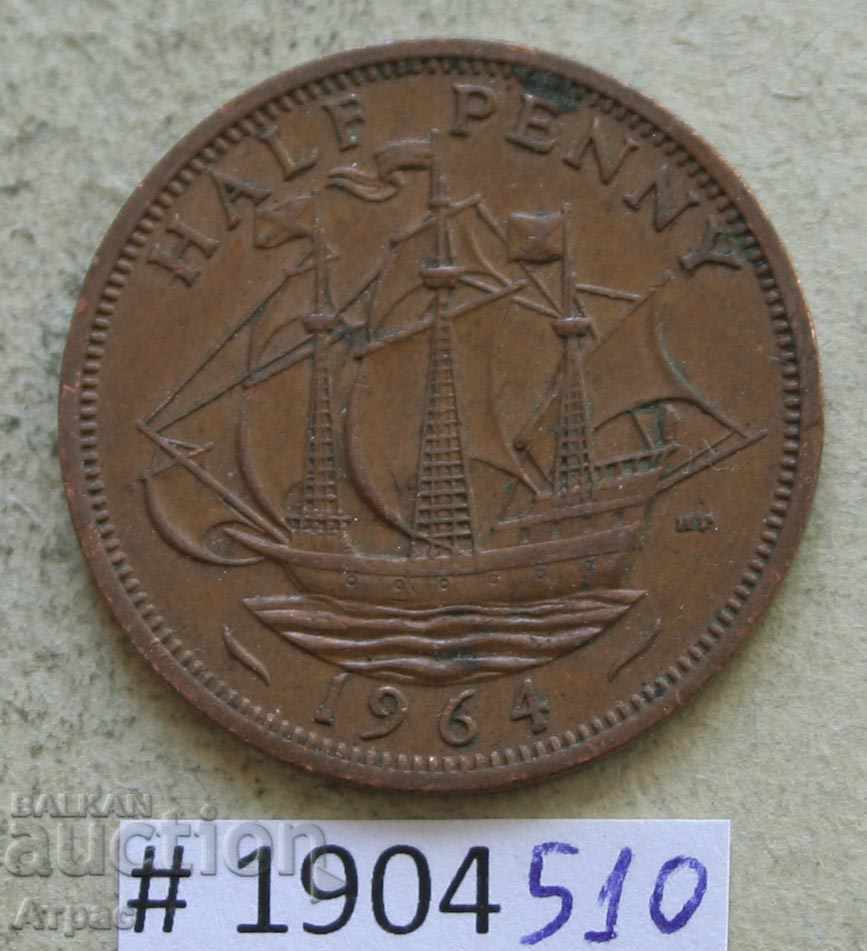1/2 penny 1964 - UK