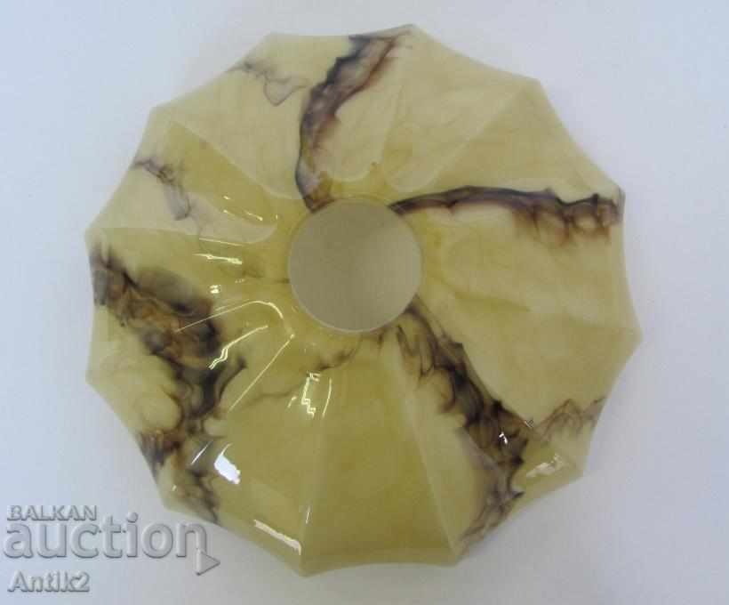 Δημοπρασία 30s Art Deco κρυστάλλινη λάμπα Δημοπρασία 30s Art Deco κρυστάλλινη λάμπα