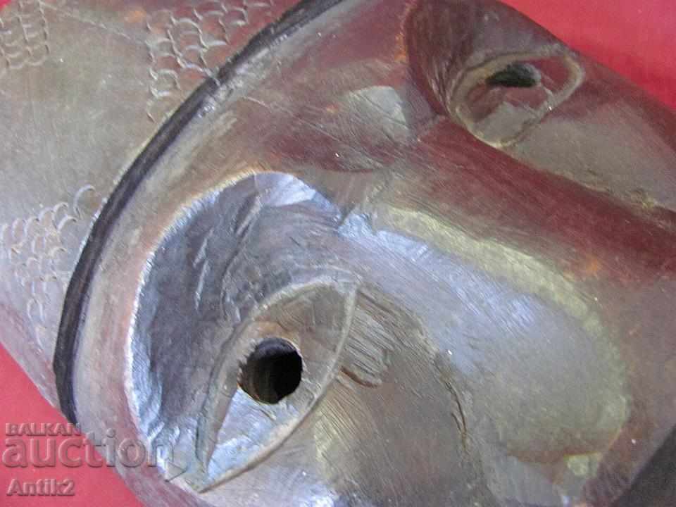 19th Century Original African Mask Abanos Rare - 5