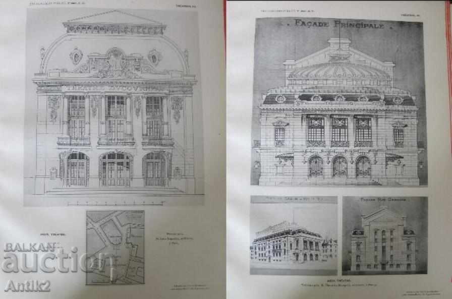 1895-1907 Art Nouveau Album LES CONCOURS PUBLICS DARCHITEC TURE - 7 1895-1907 Art Nouveau Album LES CONCOURS PUBLICS DARCHITEC TURE - 7