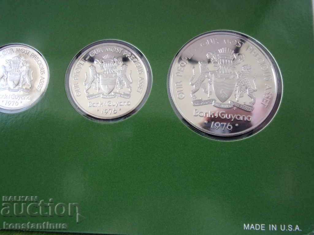 Guyana Seth 1976 PROCES UNC Rare - 6