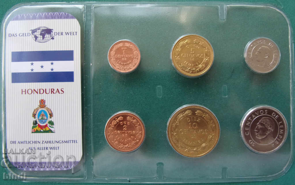 Honduras Banks Set Coins UNC