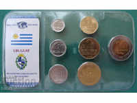 Seturile de monede ale băncilor din Uruguay UNC