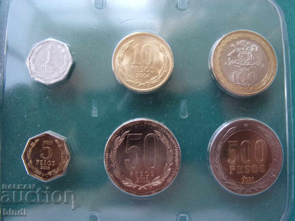 Chile Bank Set monede UNC cu preț € 8.69 | 17.00 BGN Chile Bank Set monede UNC cu preț € 8.69 | 17.00 BGN