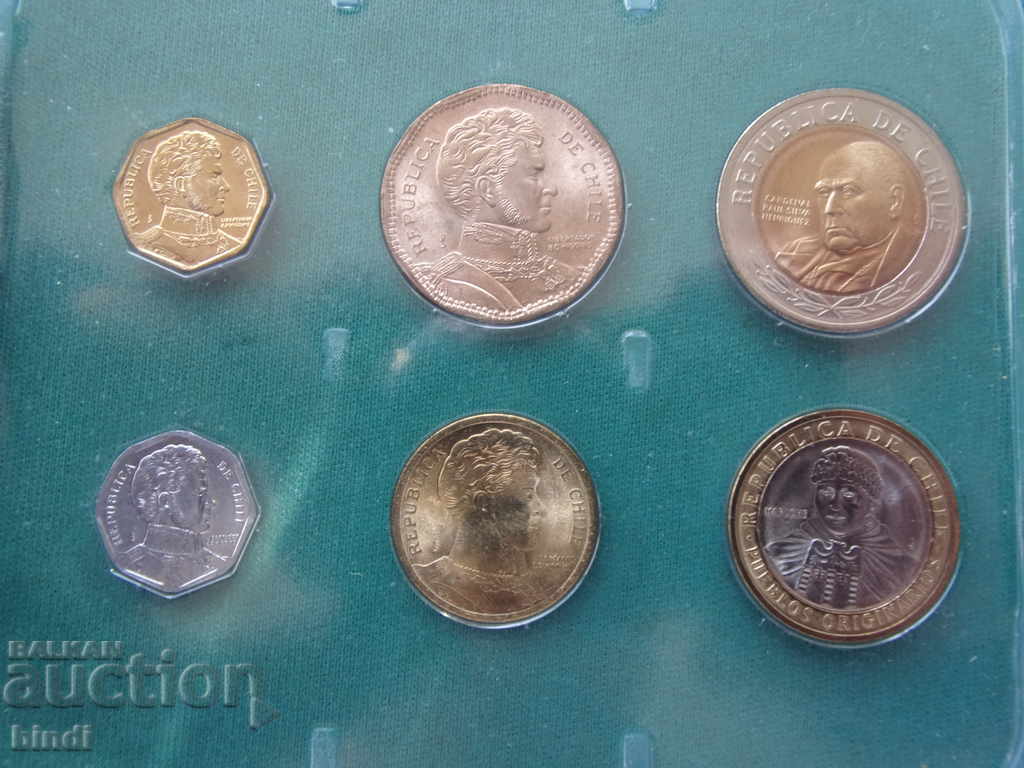 Livrarea Chile Bank Set monede UNC Livrarea Chile Bank Set monede UNC