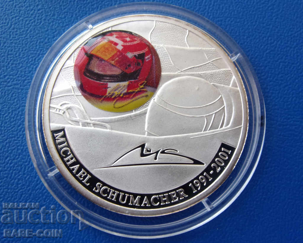 RS (19) Michael Schumacher 2001 - 9,6 g. 30mm. Σπάνια πρωτότυπο