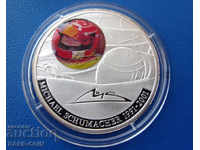 RS (19) Michael Schumacher 2001 - 9.6g. 30mm. Rare Original