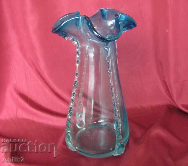 Стара Морано Кристално Стъкло голяма масивна Ваза с цена 430.00 лв. | € 219.86 Стара Морано Кристално Стъкло голяма масивна Ваза с цена 430.00 лв. | € 219.86