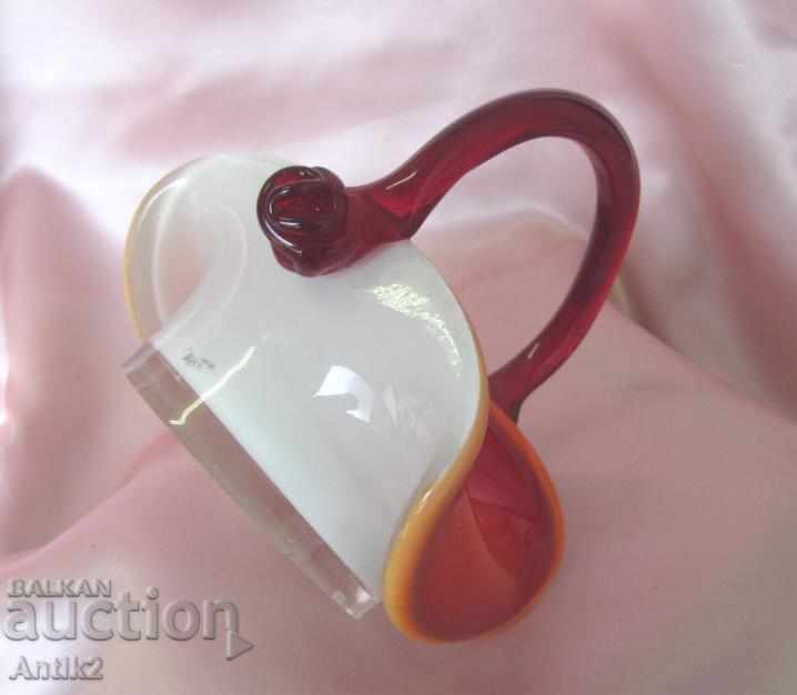 Παλιό καλάθι με κρύσταλλο - 7