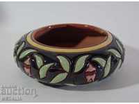 Stoyan Raynov-pottery-bowl-red clay with glaze