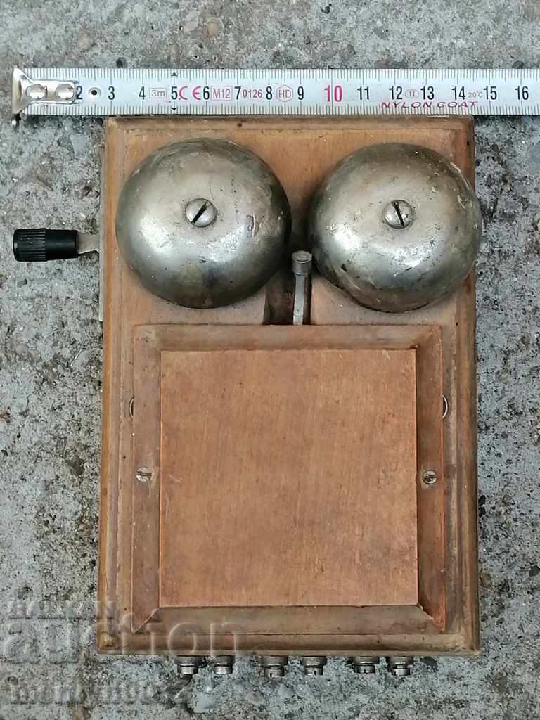 An old army bell from a telegraph alarm - 5 An old army bell from a telegraph alarm - 5