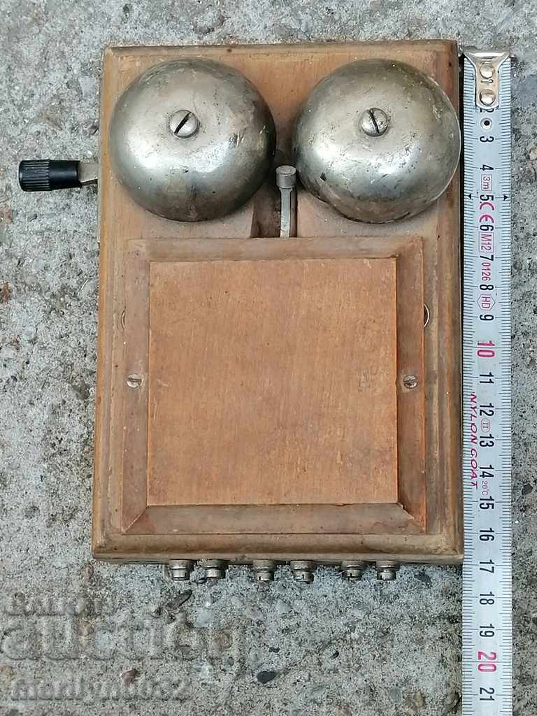 An old army bell from a telegraph alarm - 6 An old army bell from a telegraph alarm - 6