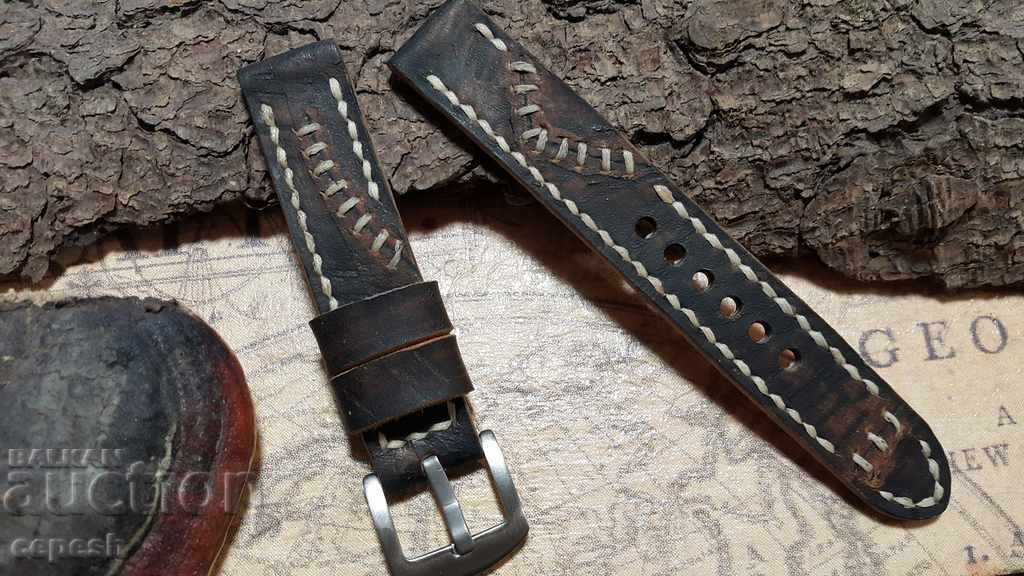 Leather watch strap 18mm Genuine leather 365