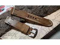 Leather Watch Strap 20mm Genuine Leather 421