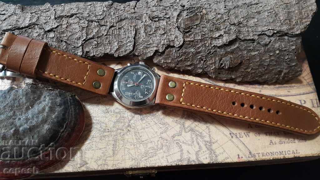 Delivery of Leather watch strap 24mm Genuine leather manual 415 Delivery of Leather watch strap 24mm Genuine leather manual 415