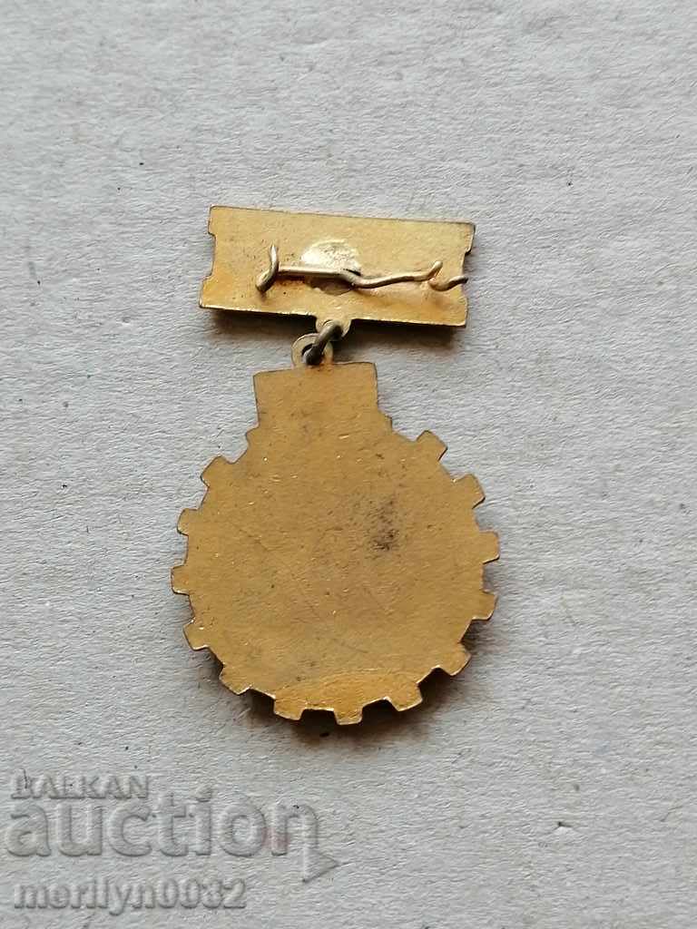 Breastplate with Email Leader 5th Five Year Medal Badge with price 40.00 BGN | € 20.45