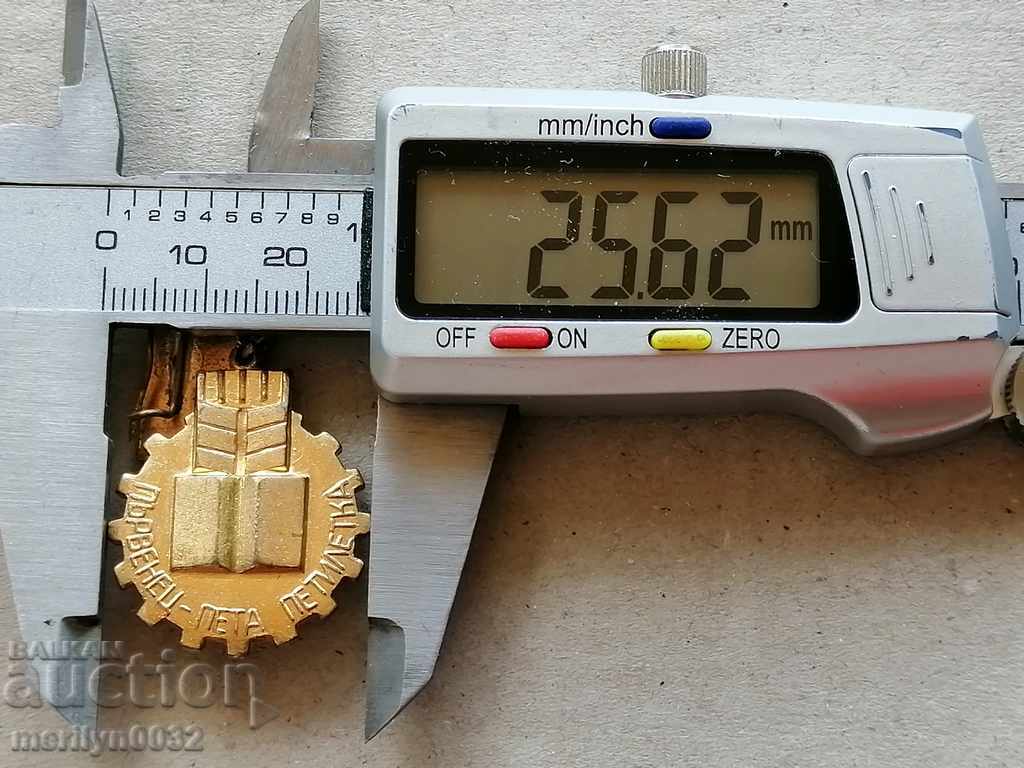 Breastplate with Email Leader 5th Five Year Medal Badge with price 36.00 BGN | € 18.41 Breastplate with Email Leader 5th Five Year Medal Badge with price 36.00 BGN | € 18.41