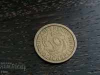 Reich coin - Germany - 10 pfennigs 1925; series A