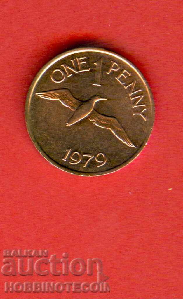 O - in GUERNSEY 1 Penny issue issue 1979 NEW - UNC
