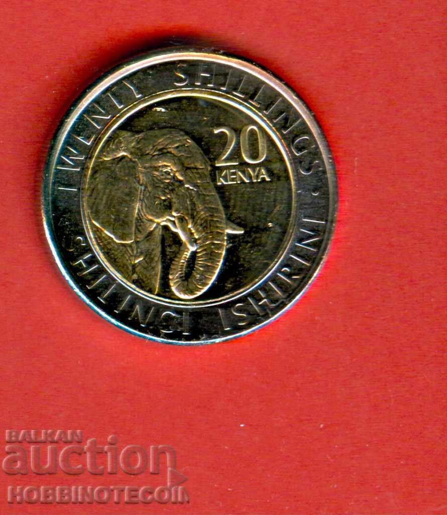 KENYA - 10 Shillings Elephant - issue 2018 UNC BIMETALLIC KENYA - 10 Shillings Elephant - issue 2018 UNC BIMETALLIC