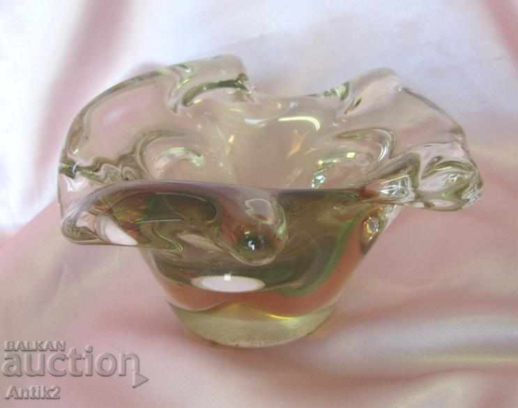 Star Morano Crystal Glass Solid Ashtray with price 180.00 BGN | € 92.03 Star Morano Crystal Glass Solid Ashtray with price 180.00 BGN | € 92.03