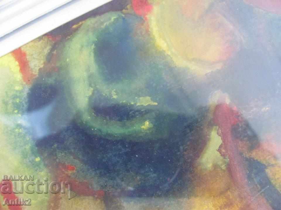 Delivery of Old Original Watercolor Painting Signed Delivery of Old Original Watercolor Painting Signed