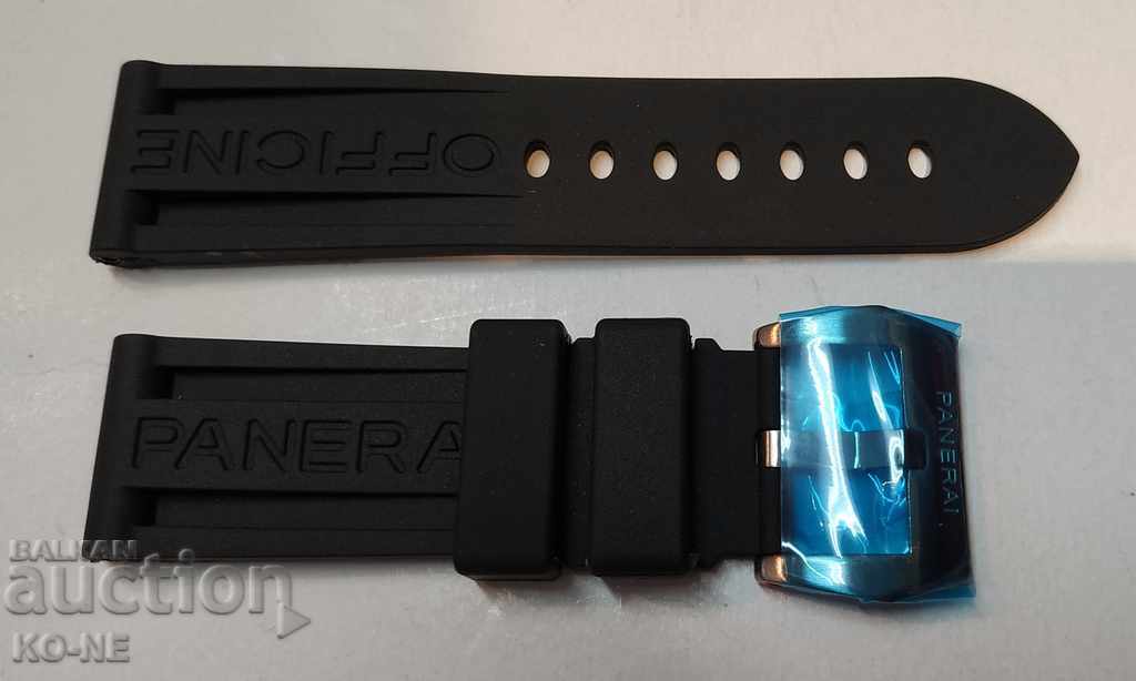 Black silicone strap PANERAI PANERAI with price € 38.00 | 74.32 BGN