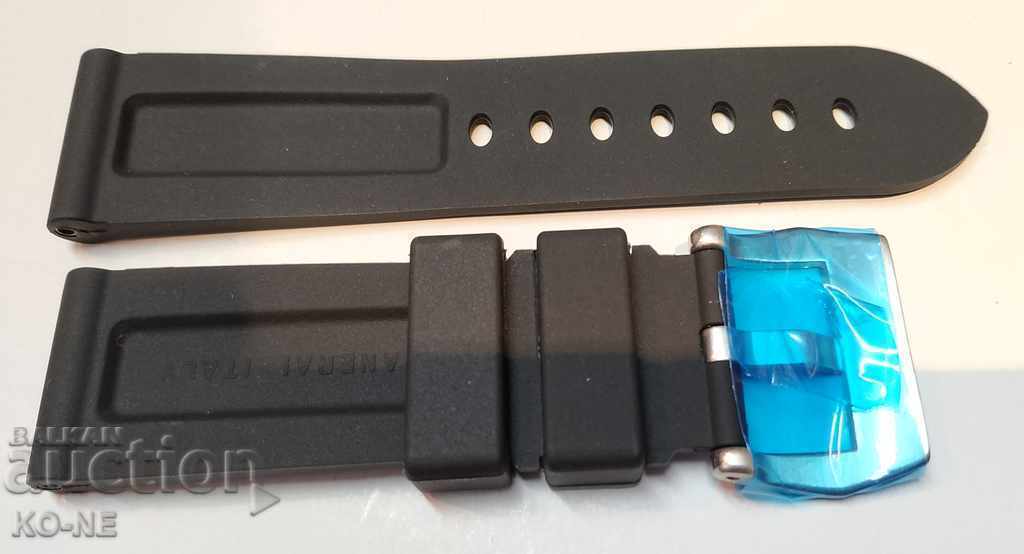 Black silicone strap PANERAI PANERAI - 5 Black silicone strap PANERAI PANERAI - 5