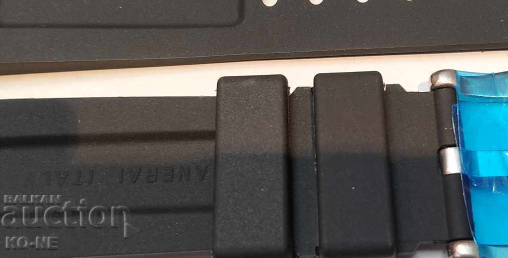 Black silicone strap PANERAI PANERAI - 6 Black silicone strap PANERAI PANERAI - 6