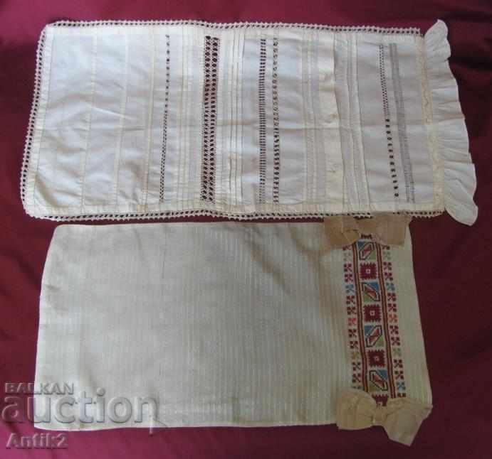 19ος αιώνας 2 τεμάχια Παιδικά κρεβατάκια, κουβέρτες