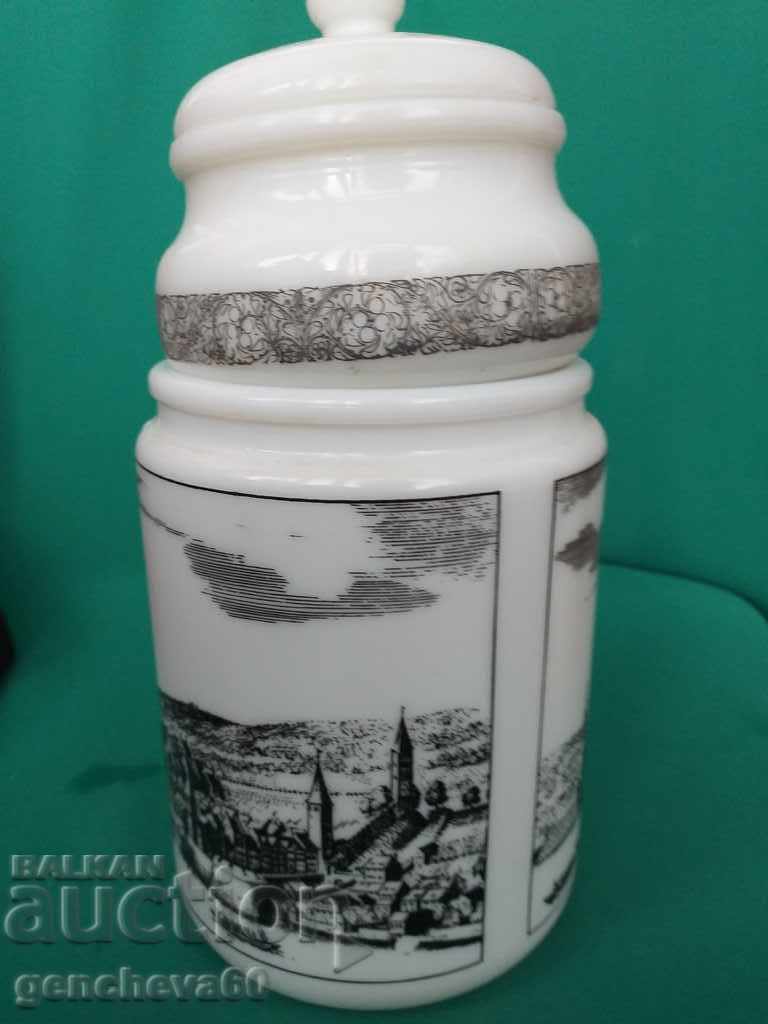 Δημοπρασία Ζαχαριέρα και βάζο / βαμμένο αρκοπάλ Δημοπρασία Ζαχαριέρα και βάζο / βαμμένο αρκοπάλ