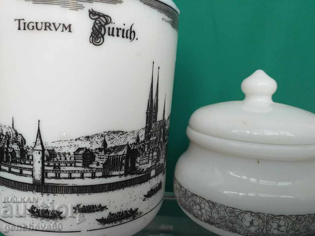 Ζαχαριέρα και βάζο / βαμμένο αρκοπάλ - 5 Ζαχαριέρα και βάζο / βαμμένο αρκοπάλ - 5