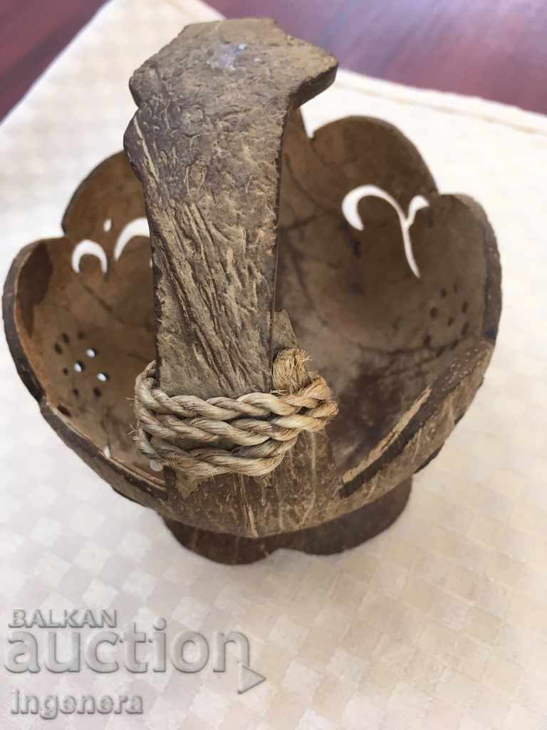 COCONUT BASKET with price 8.00 BGN | € 4.09 COCONUT BASKET with price 8.00 BGN | € 4.09