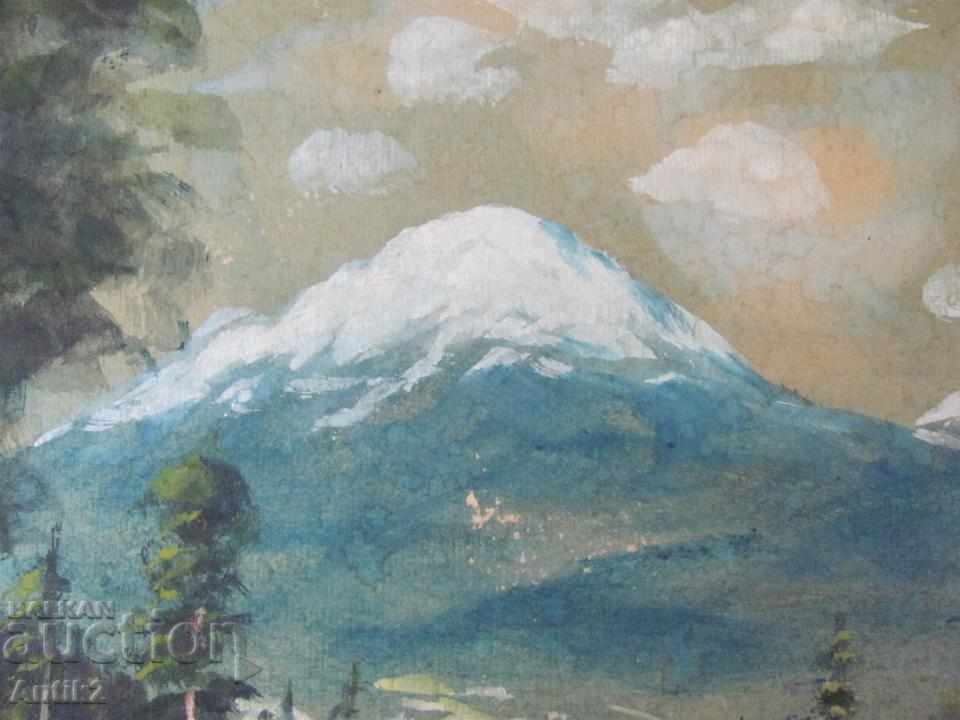 Auction  30's Original Author Painting watercolor