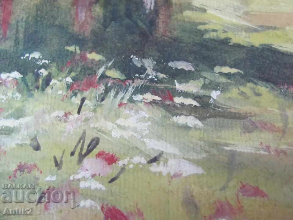 30's Original Author Painting watercolor - 6