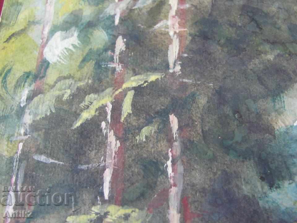 30's Original Author Painting watercolor - 7