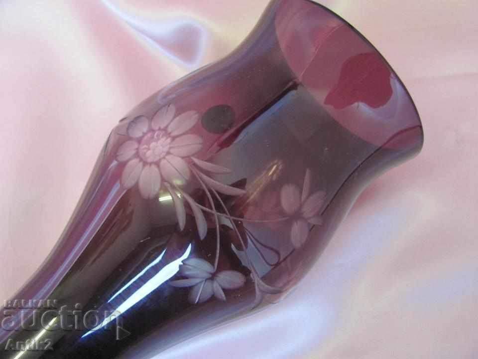 Old Crystal Vase - 6 Old Crystal Vase - 6