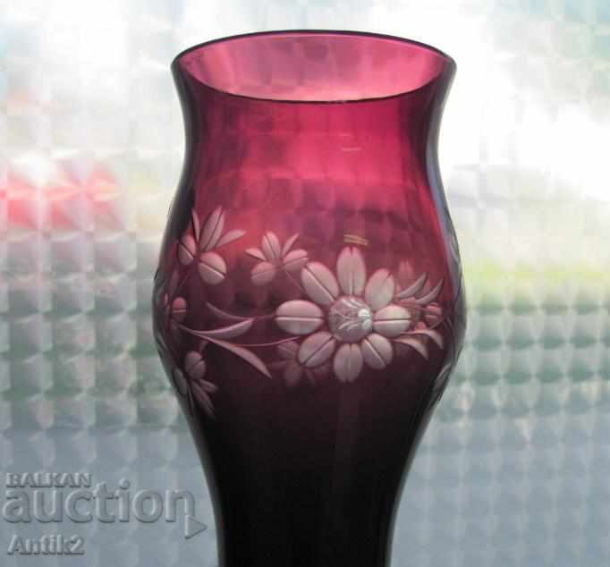 Old Crystal Vase - 7 Old Crystal Vase - 7