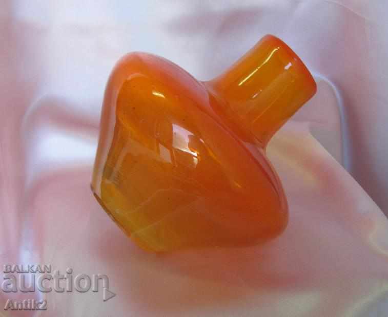 Old Crystal Colored Glass Vase with price 45.00 BGN | € 23.01