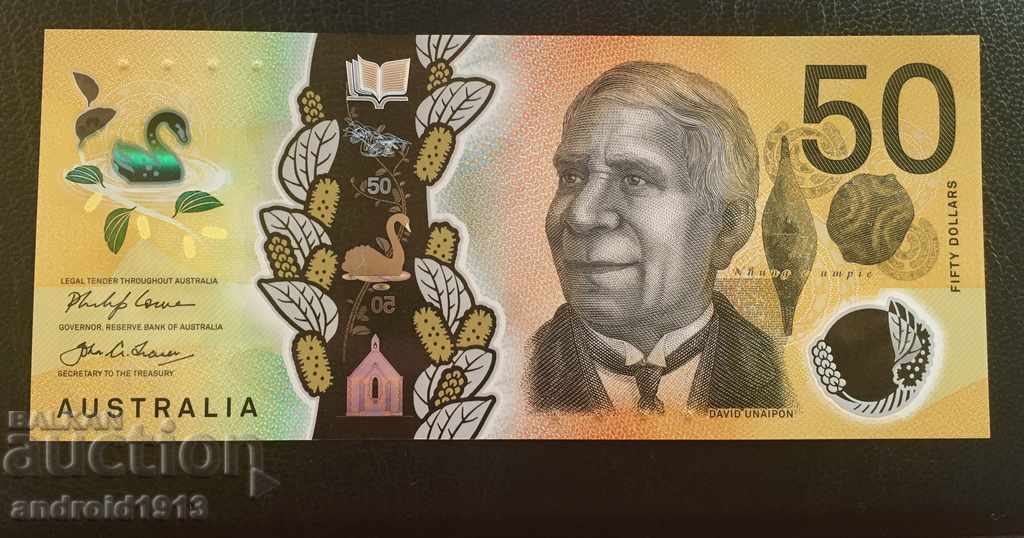 AUSTRALIA - ERROR, $ 50 2018, P-65, UNC, Polymer with price 99.98 BGN | € 51.12 AUSTRALIA - ERROR, $ 50 2018, P-65, UNC, Polymer with price 99.98 BGN | € 51.12