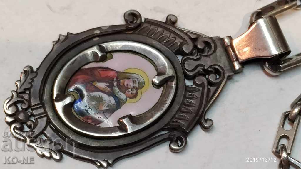 Доставка на Медалйон Царска Русия - сребро емайл Доставка на Медалйон Царска Русия - сребро емайл