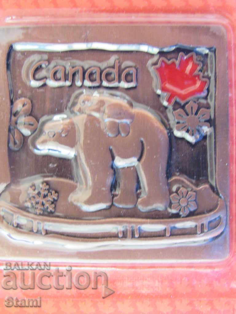 Καναδάς-Σειρά-2 μεταλλικό μαγνήτη με τιμή 10.90 BGN | € 5.57