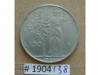 100 лири  1956 -  Италия