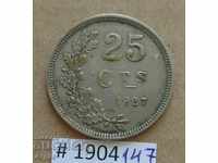 25 centim 1927 Luxemburg