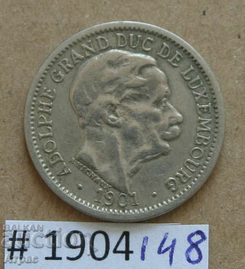 5 centimetri 1901 Luxemburg cu preț € 1.28 | 2.50 BGN