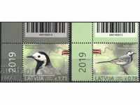 Чисти марки Европа СЕПТ Птици 2019 от Латвия